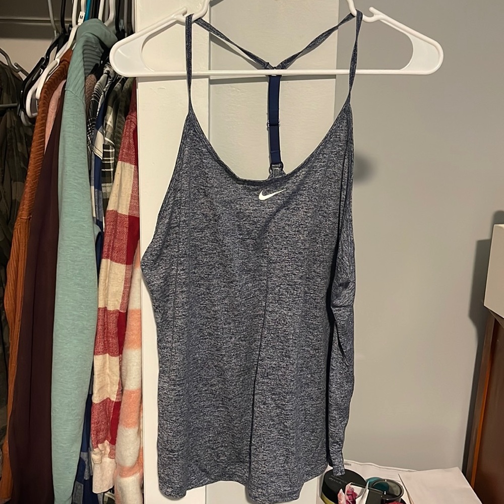 Blue Nike tank